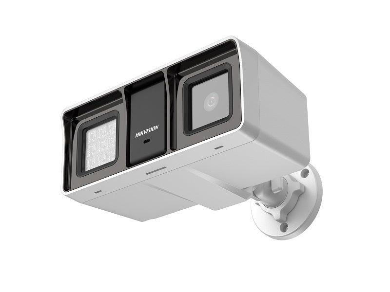 Hikvision security camera on a white background